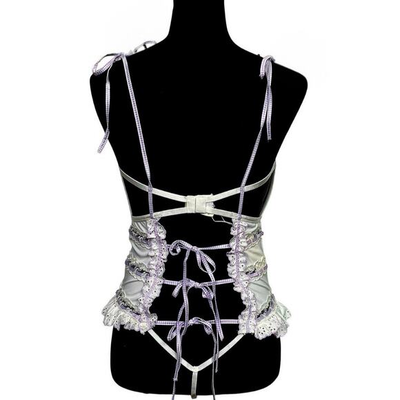 NWT - For Love & Lemons Swirl Eyelet Teddy/Bodysuit - Picture 2 of 4